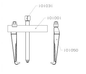 EXTRACTOR FORZA 2 PATAS 160X150